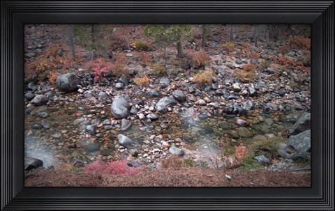 Framed Mountain River Print