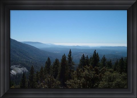Framed Sierra Mountains Print