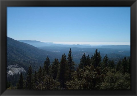 Framed Sierra Mountains Print