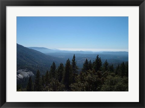 Framed Sierra Mountains Print