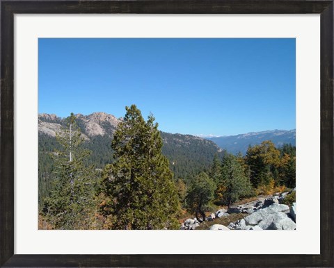 Framed Sierra Mountains 1 Print