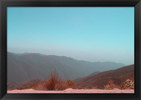 Framed Southern California Mountains 1 Print