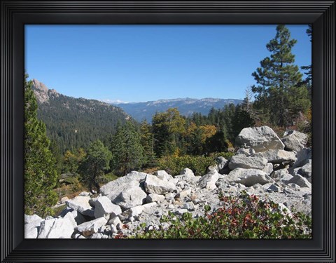 Framed Sierra Nevada Mountains 1 Print