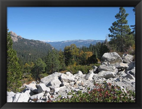 Framed Sierra Nevada Mountains 1 Print