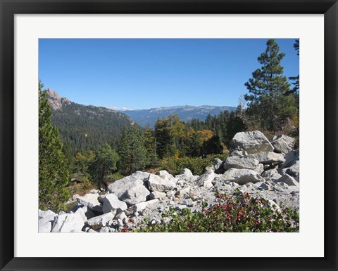 Framed Sierra Nevada Mountains 1 Print