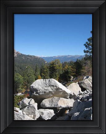 Framed Sierra Nevada Mountains 2 Print