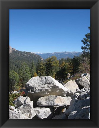 Framed Sierra Nevada Mountains 2 Print