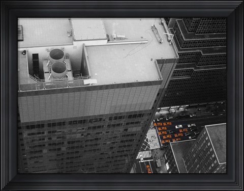 Framed New York Cabs Print