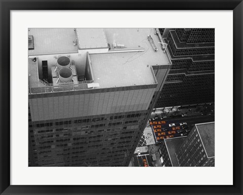 Framed New York Cabs Print