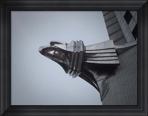 Framed Chrysler Building Detail Print