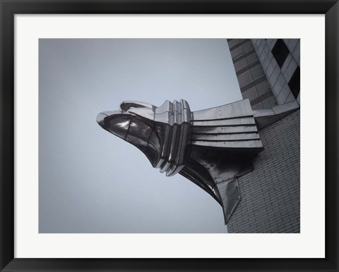 Framed Chrysler Building Detail Print