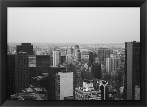 Framed NYC From The Top 3 Print