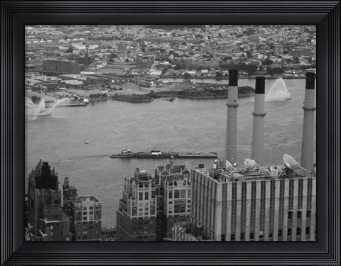 Framed NYC From The Top 4 Print