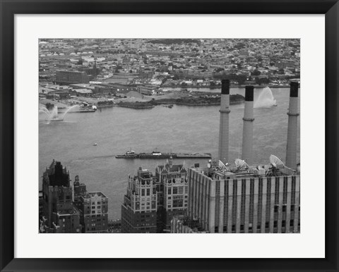 Framed NYC From The Top 4 Print