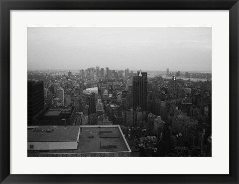 Framed NYC From The Top 5 Print