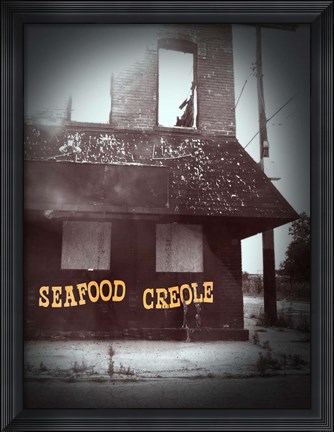 Framed Old Building In Detroit 2 Print