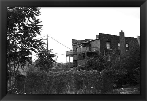 Framed Old Building Detroit 3 Print