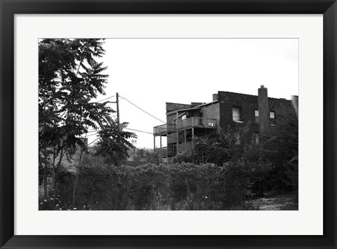 Framed Old Building Detroit 3 Print