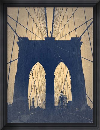 Framed Brooklyn Bridge Print