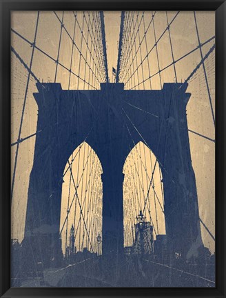 Framed Brooklyn Bridge Print