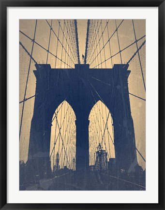 Framed Brooklyn Bridge Print