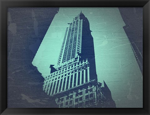 Framed Chrysler Building Print