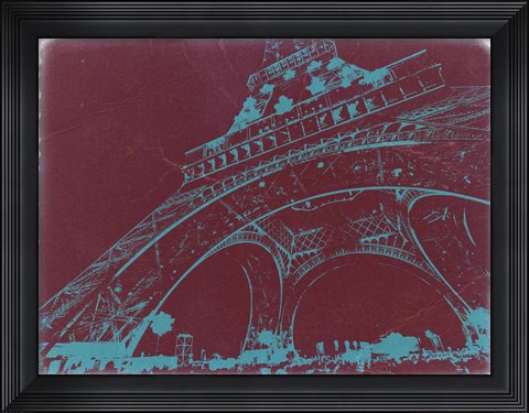 Framed Eiffel Tower Print