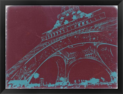 Framed Eiffel Tower Print