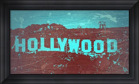 Framed Hollywood Sign Print