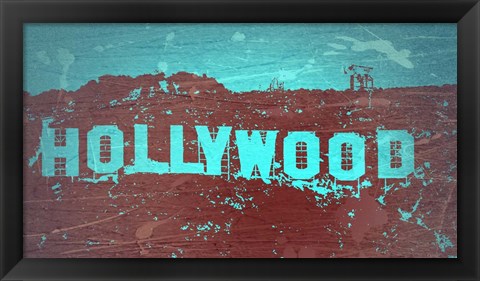 Framed Hollywood Sign Print