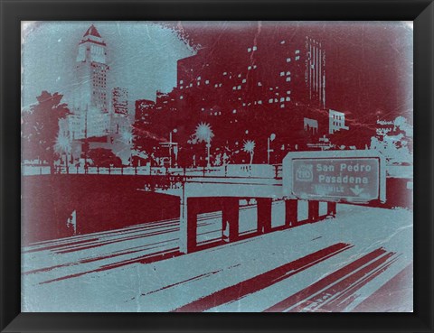 Framed Downtown LA Print