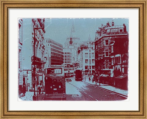 Framed London Fleet Street Print