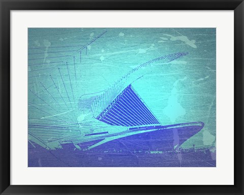 Framed Milwaukee Art Museum Print