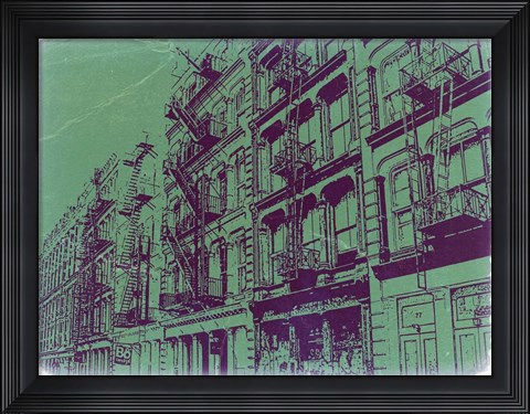 Framed Soho NYC Print