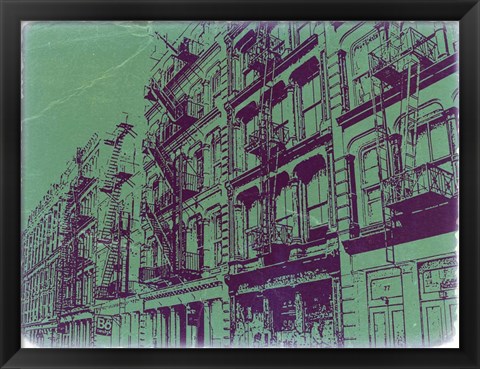 Framed Soho NYC Print