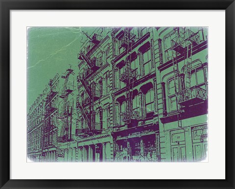 Framed Soho NYC Print