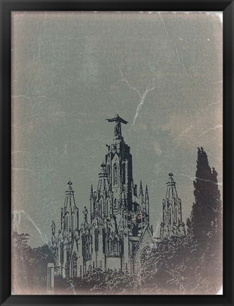 Framed Temple Expiatory Print