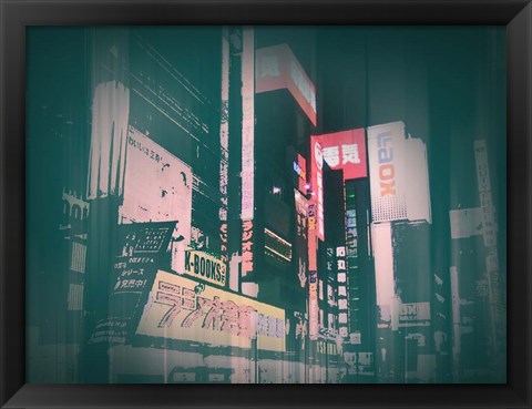 Framed Tokyo Lights Print