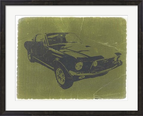 Framed 1968 Ford Mustang Print