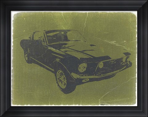 Framed 1968 Ford Mustang Print