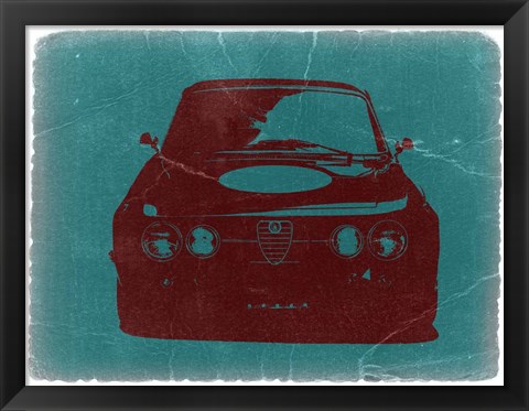 Framed Alfa Romeo 2 Print