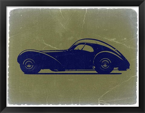 Framed Bugatti 57 S Atlantic Print