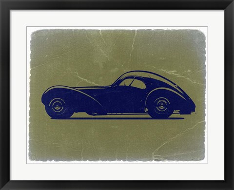 Framed Bugatti 57 S Atlantic Print