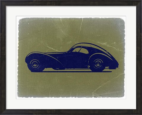 Framed Bugatti 57 S Atlantic Print