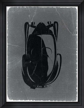 Framed Bugatti 57 S Atlantic Top Print