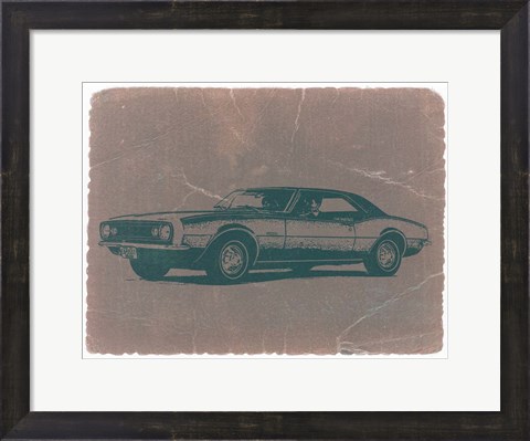 Framed Chevy Camaro Print