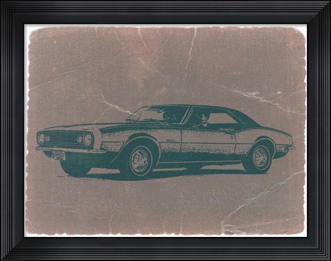 Framed Chevy Camaro Print