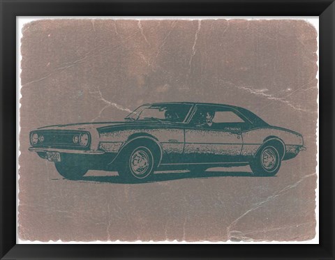 Framed Chevy Camaro Print