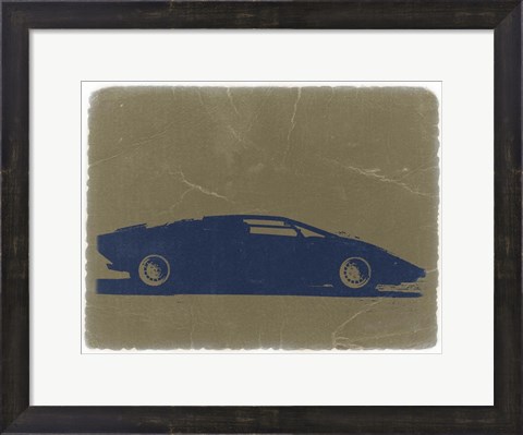 Framed Lamborghini Countach Print