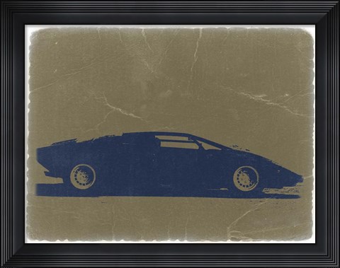 Framed Lamborghini Countach Print